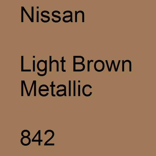 Nissan, Light Brown Metallic, 842.